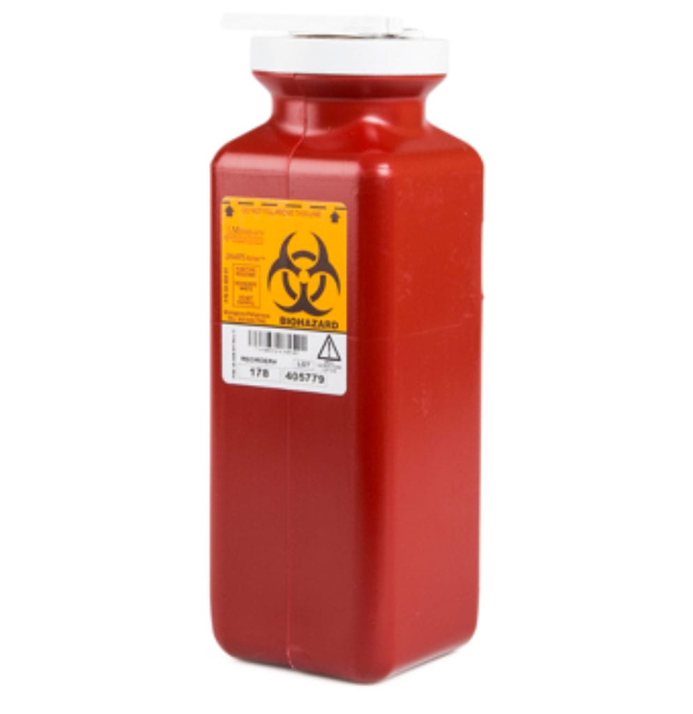 1.7 Quart Sharps Approved Storage & Waste