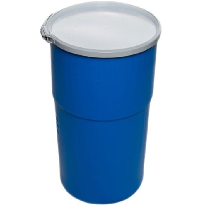 15 Gallon Poly Open Top Drum (With Lid)