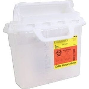 5.4 qt Clear Sharps