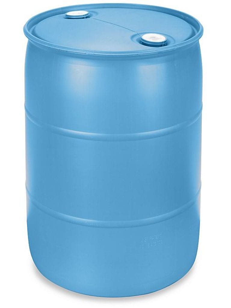 55 Gallon Poly Closed Top Drum Approved Storage & Waste