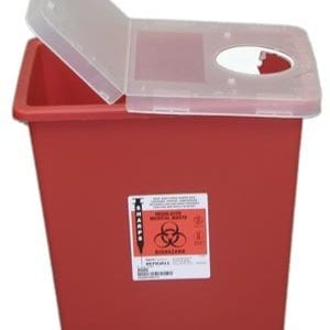 8 Gallon Sharps (Hinged Lid)